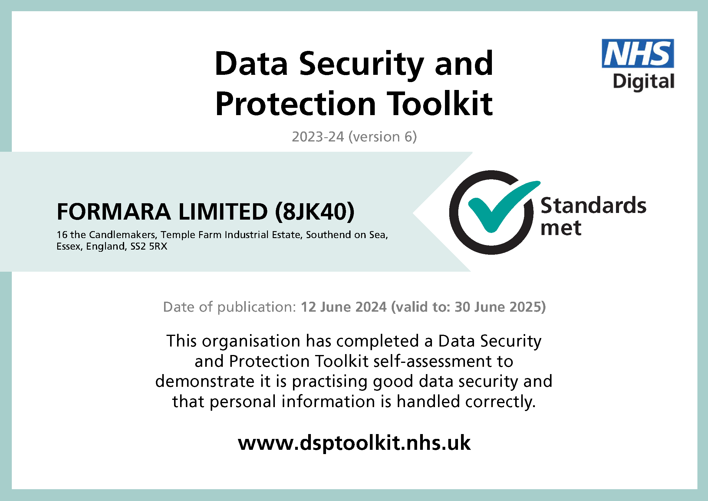 Image representing Data Security and Protection Toolkit