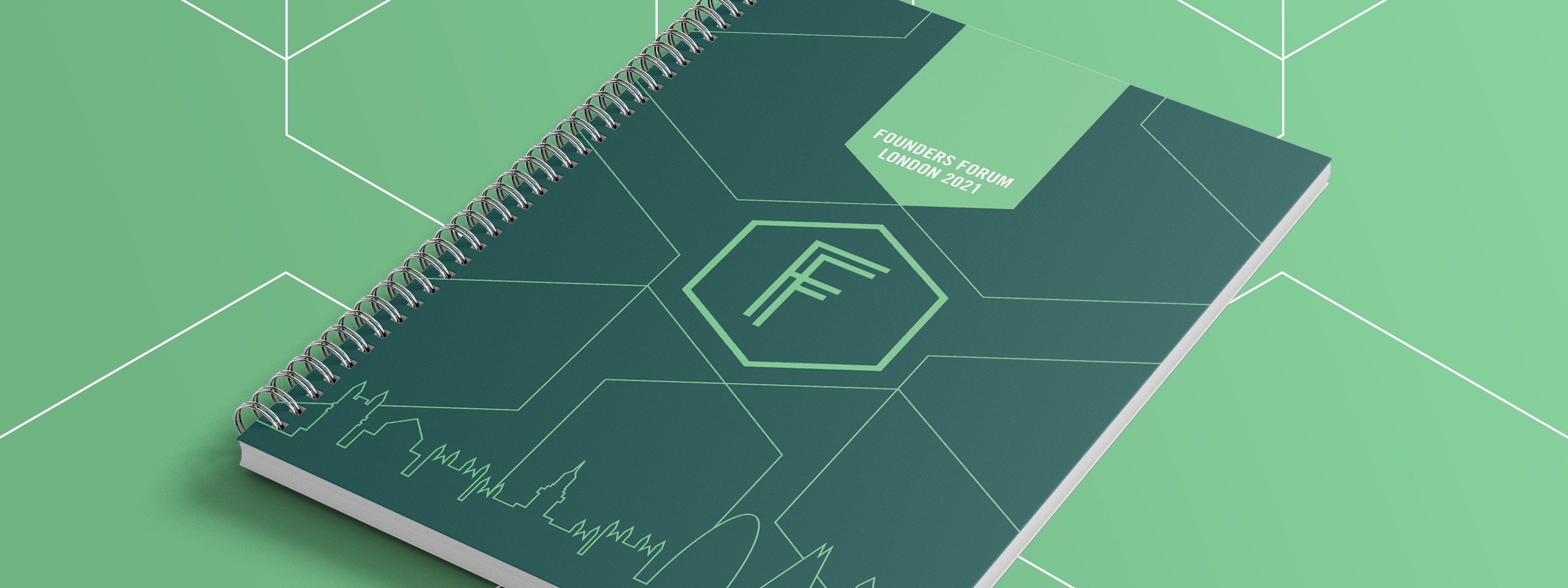 Image of the Founders Forum event case study, showcasing the guest book created using data