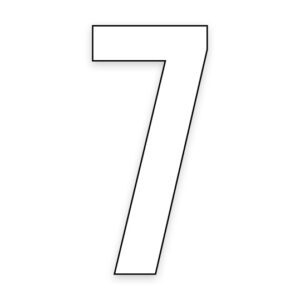 No 7 - Bin Sticker