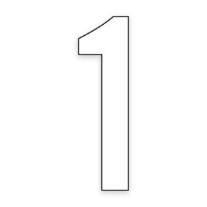 No 1 - Bin Sticker