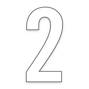 No 2 - Bin Sticker