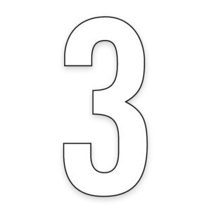 No 3 - Bin Sticker