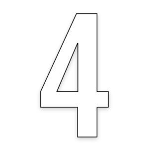 No 4 - Bin Sticker