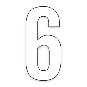 No 6 - Bin Sticker