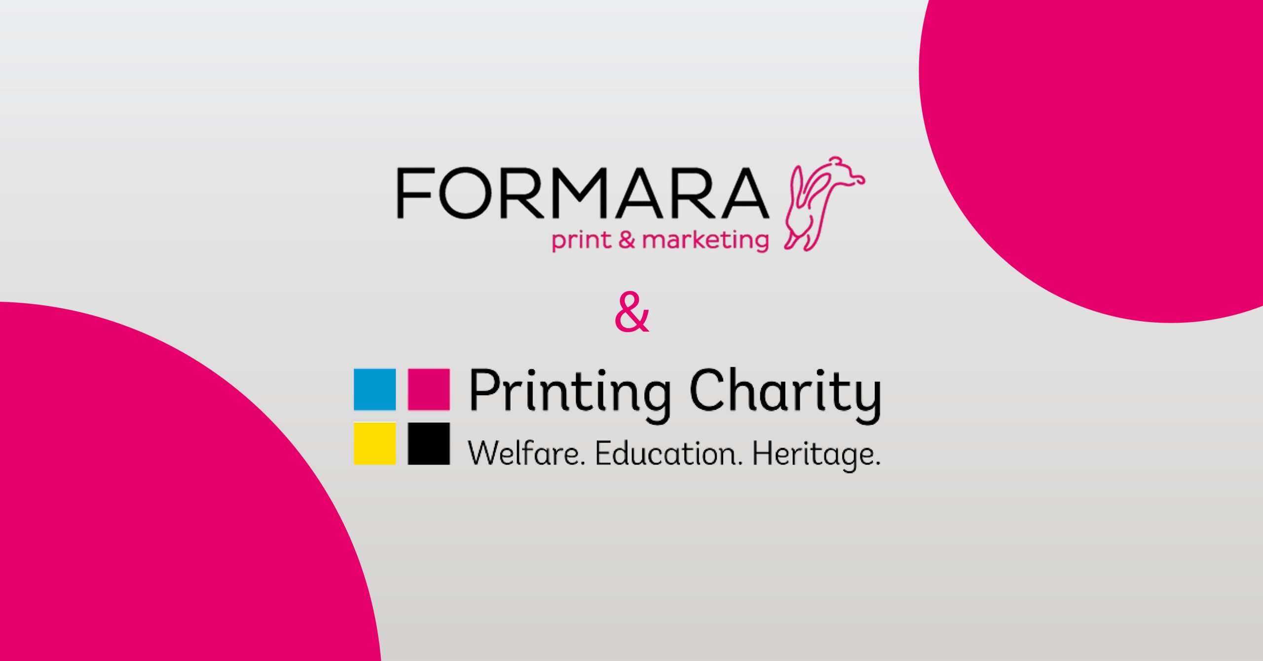 Formara partners with The Printing Charity to support the future of print