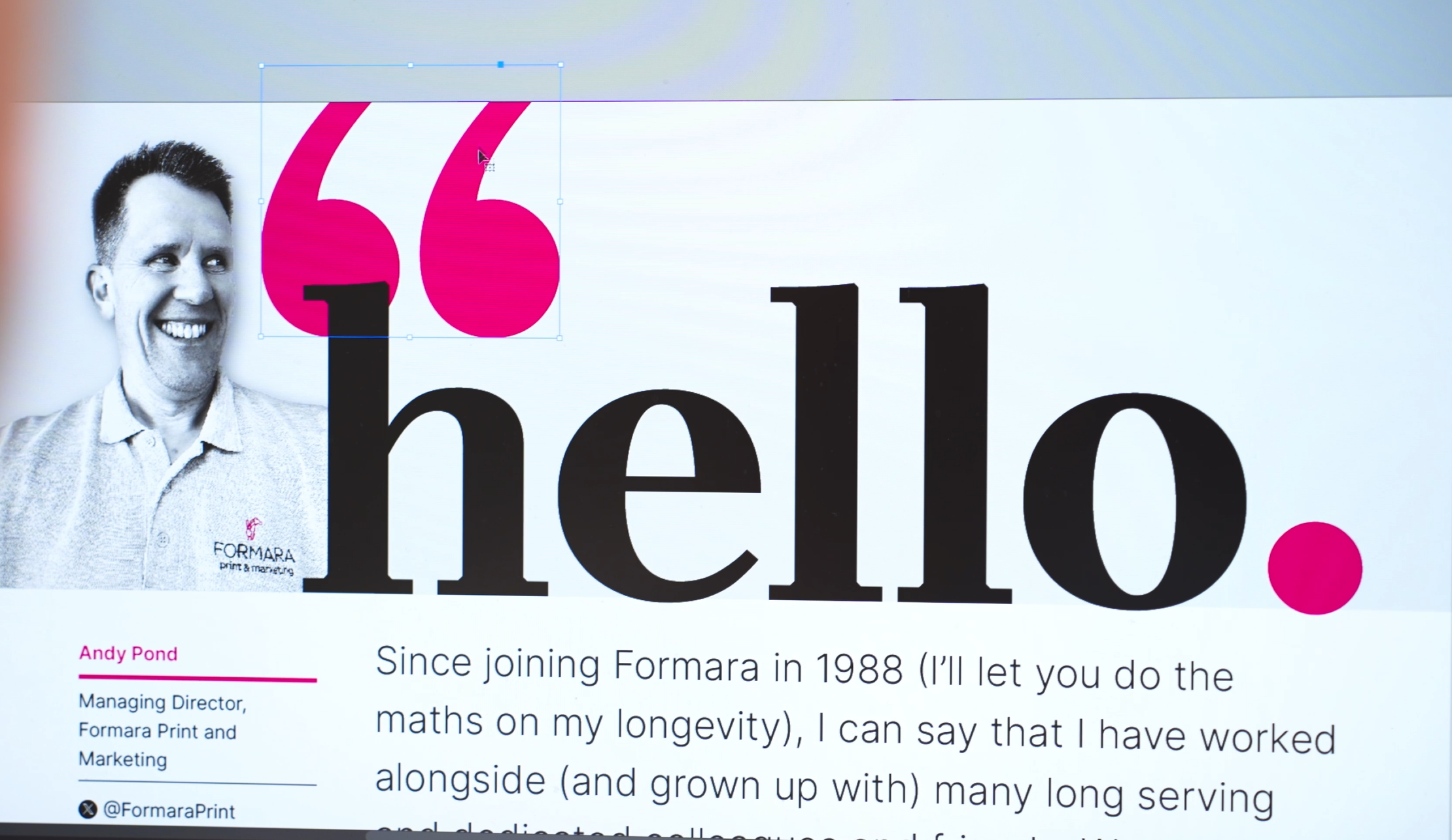 Watch Formara brand video